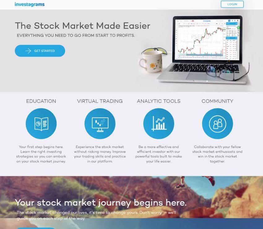 Página web de Investagrams