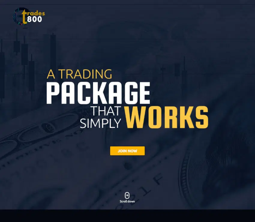 Página web de eTrades800