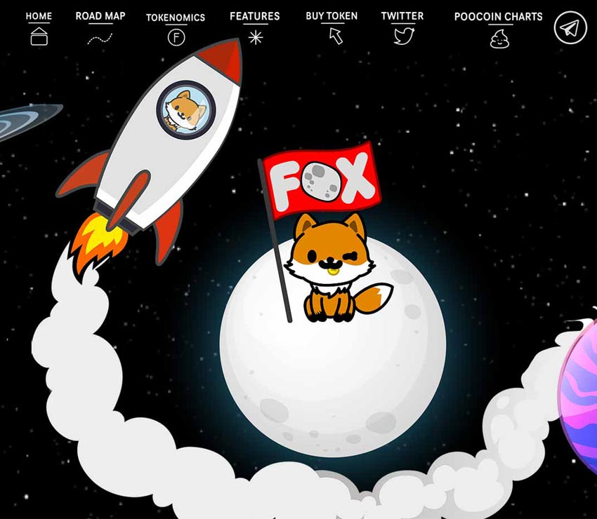 Página web de Fox Crypto