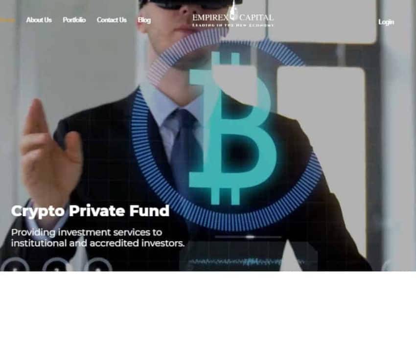 Página web de Empirex Capital