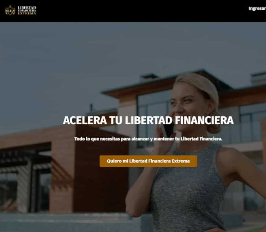 Página web de Libertad Financiera Online