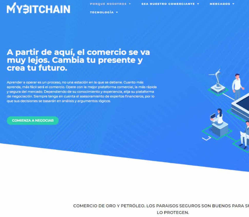 Página web de Mybitchain