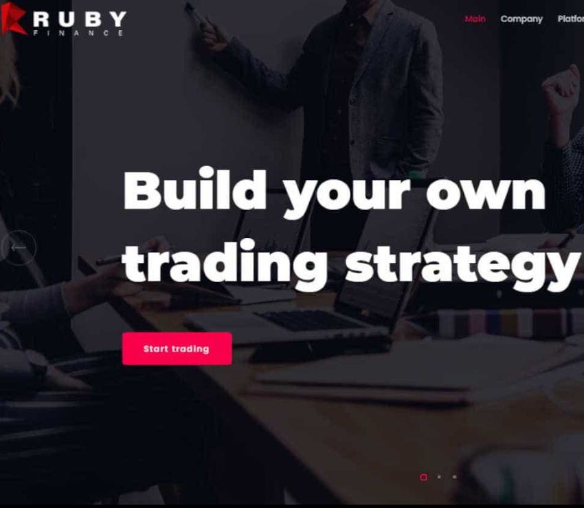 Página web de RubyFinance