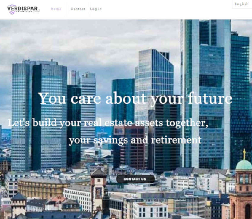 Página web de Verdispar Securities