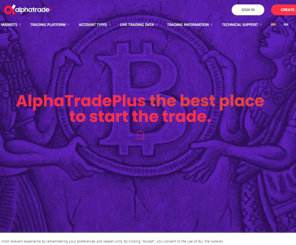 Página web de AlphaTradePlus