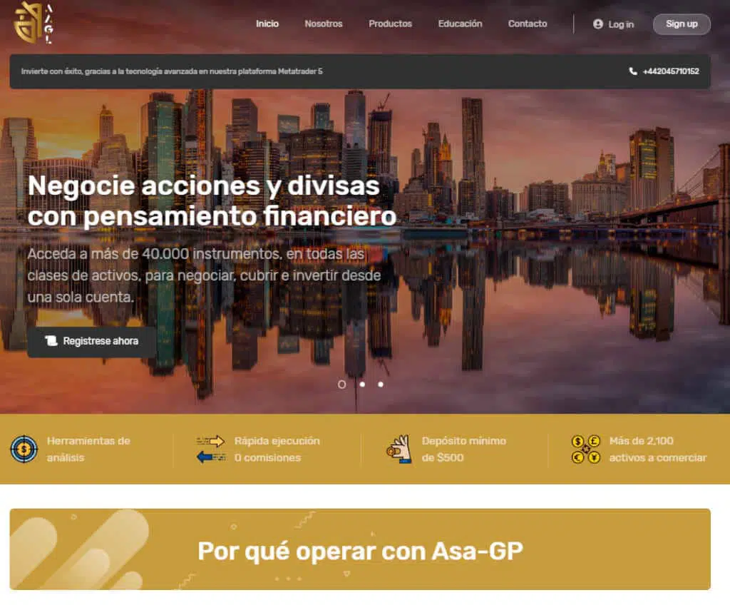 Página web de Asa-GP