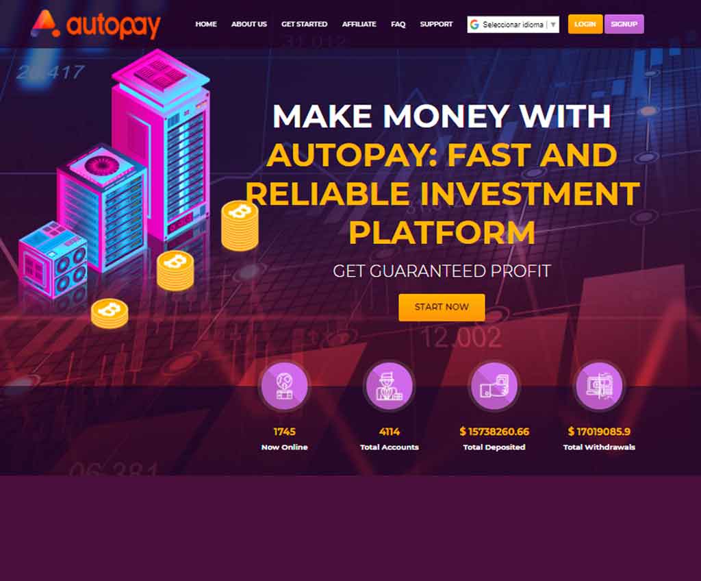 Página web de AUTOPAY