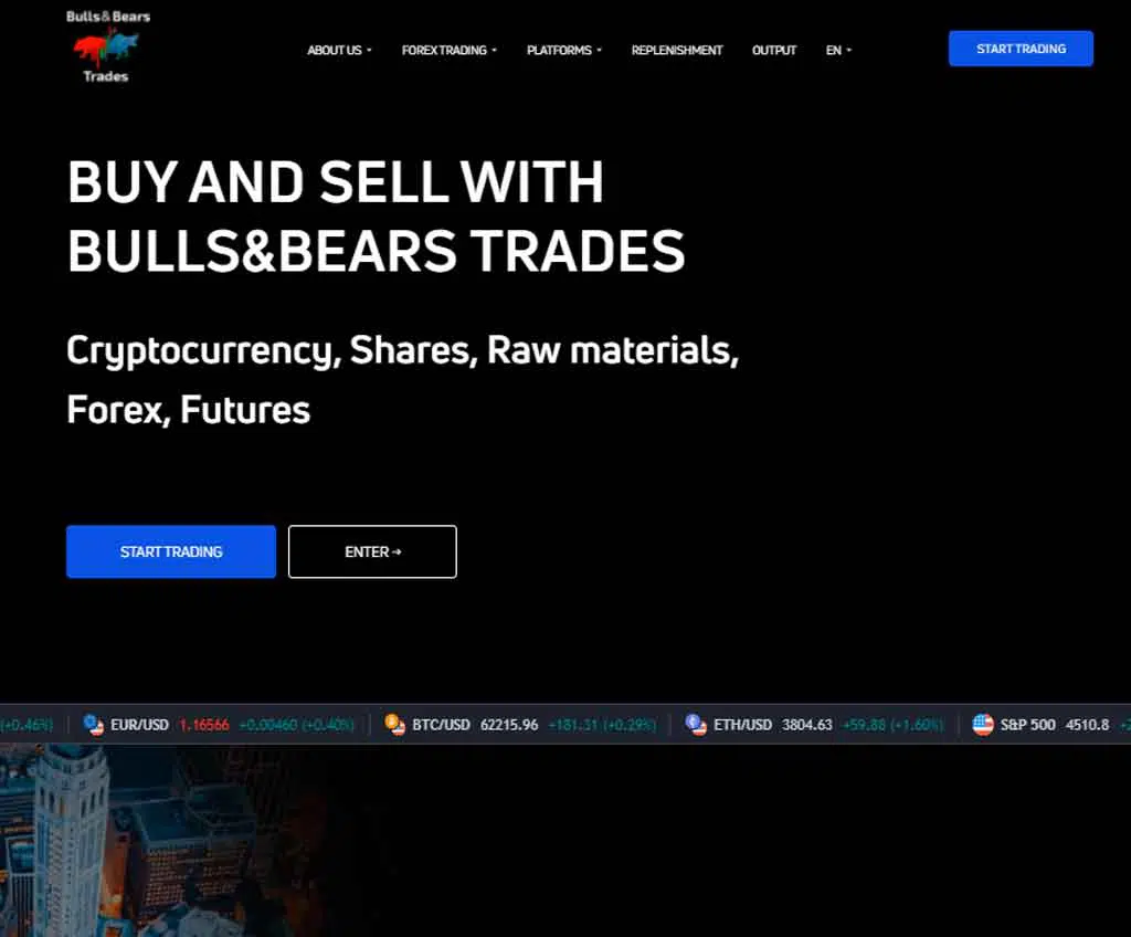 Página web de BULLS&BEARS