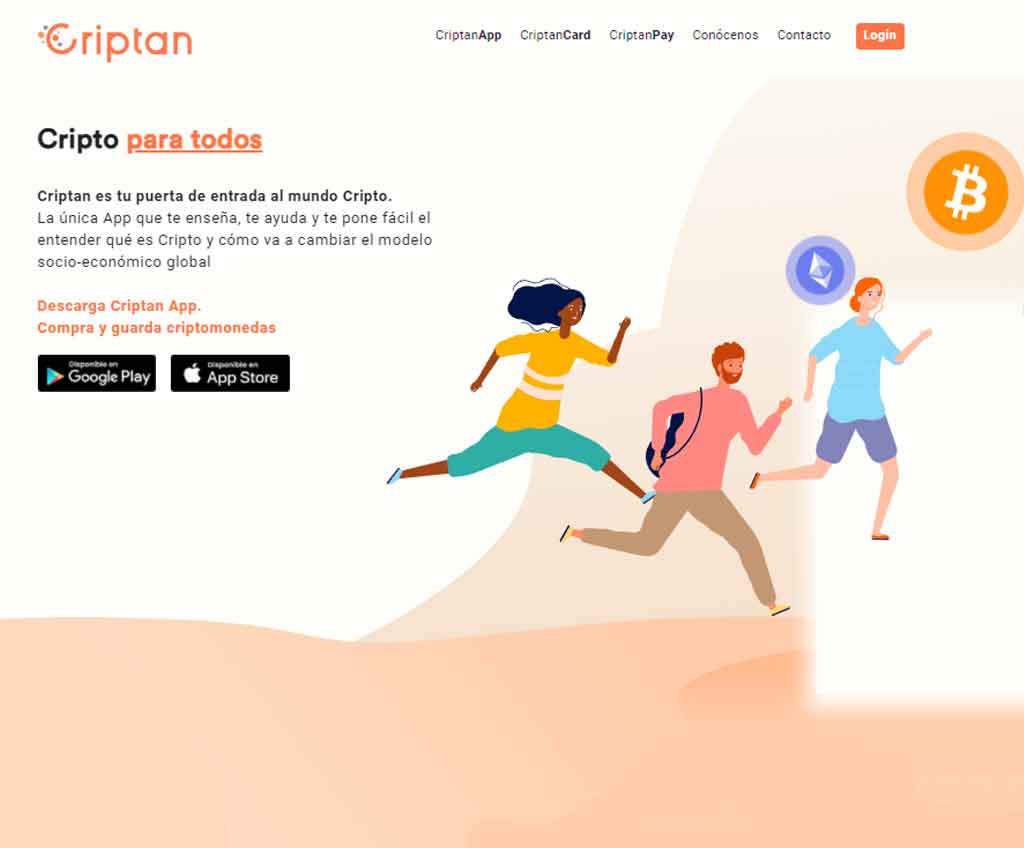 Página web de Criptan