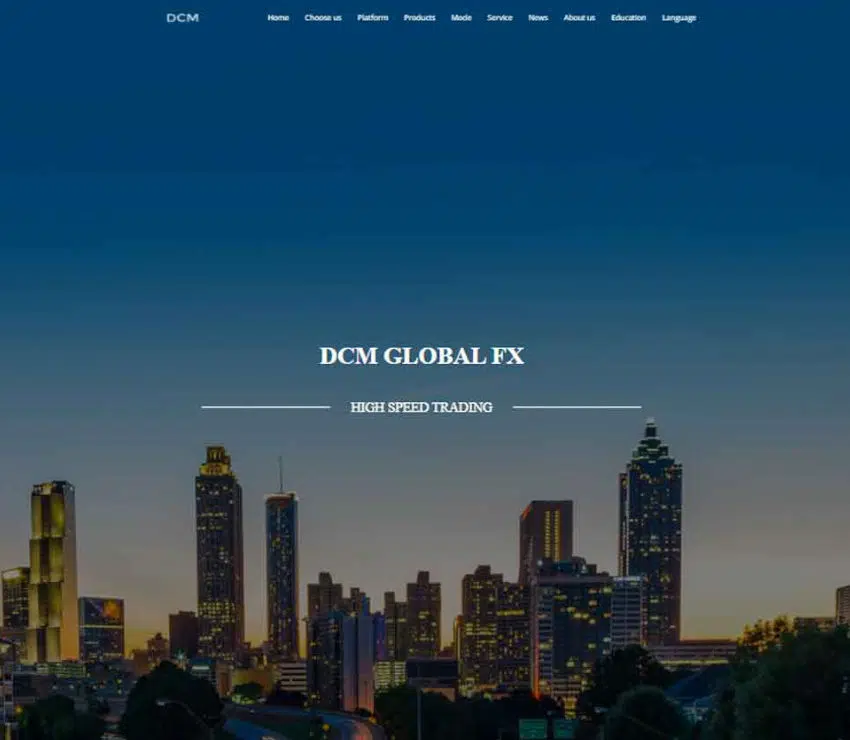 Página web de DCM