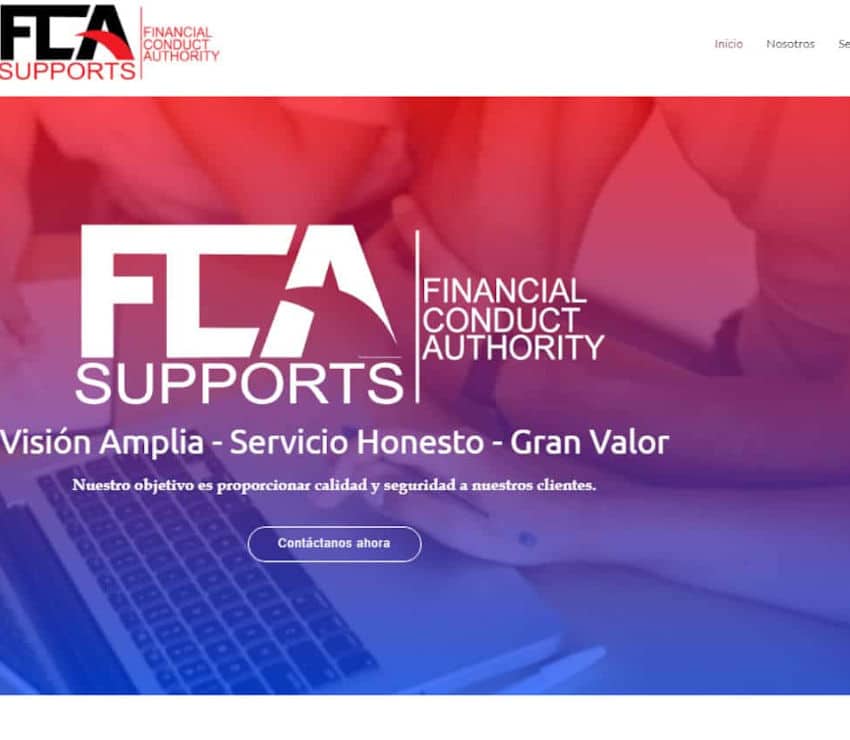 Página web de FCA Supports