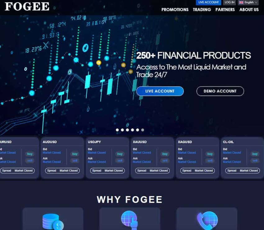 Página web de Fogee