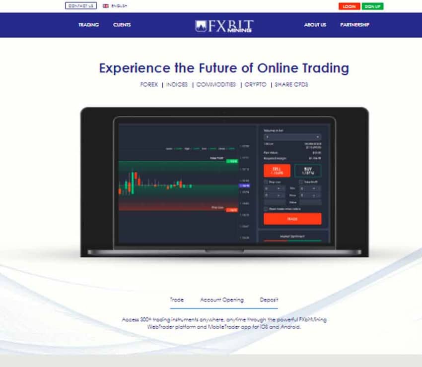 Página web de FXbitMining