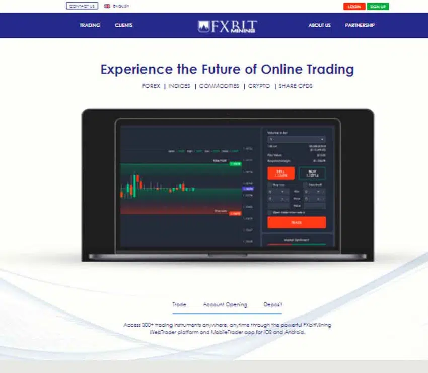 Página web de FXbitMining