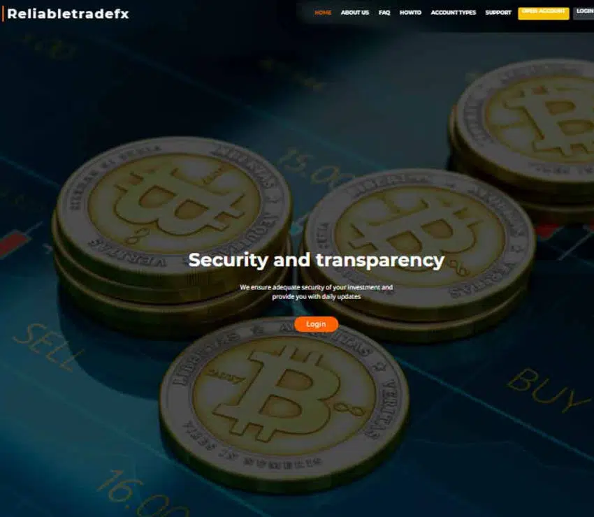 Página web de Reliabletradefx