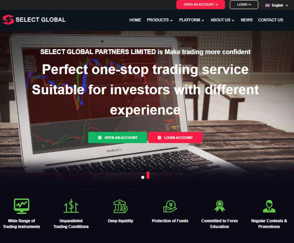 Página web de SELECT GLOBAL PARTNERS LIMITED