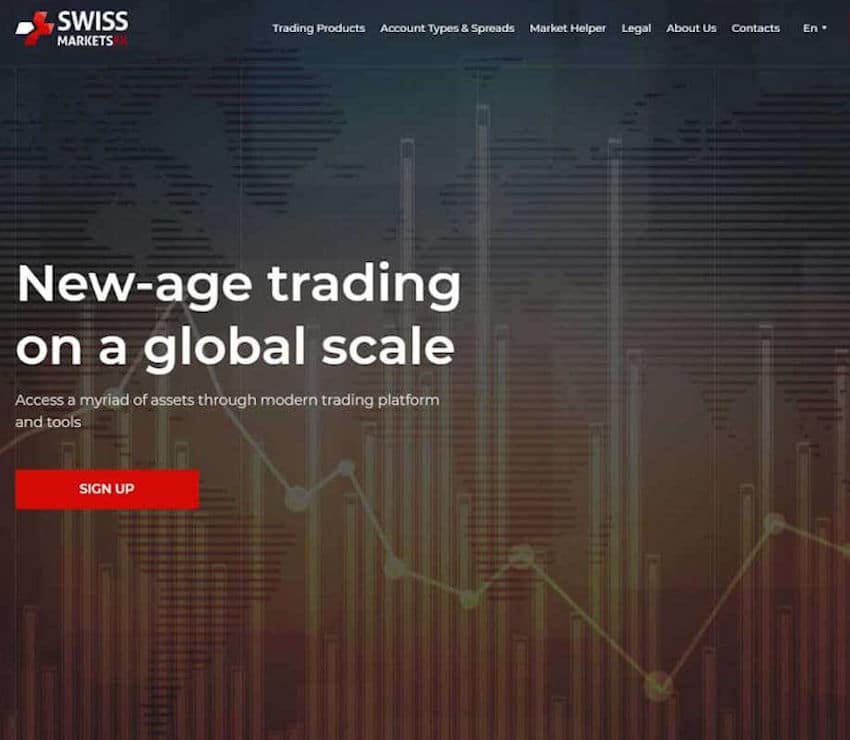 Página web de Swissmarketfx