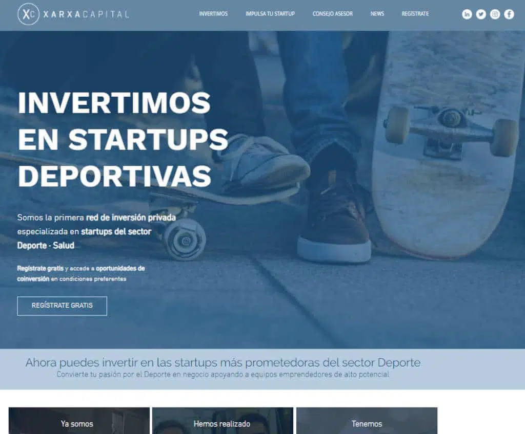 Página web de Xarxa Capital