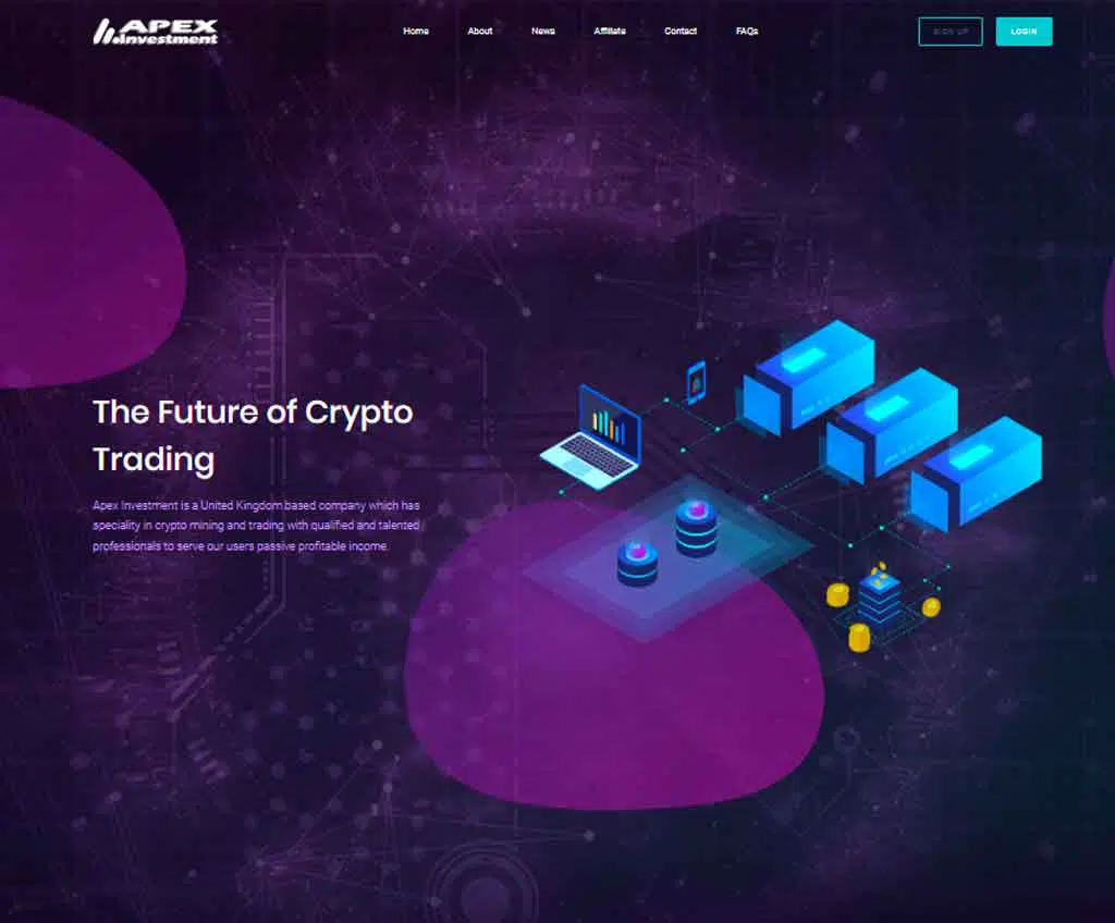 Página web de Apex Investments