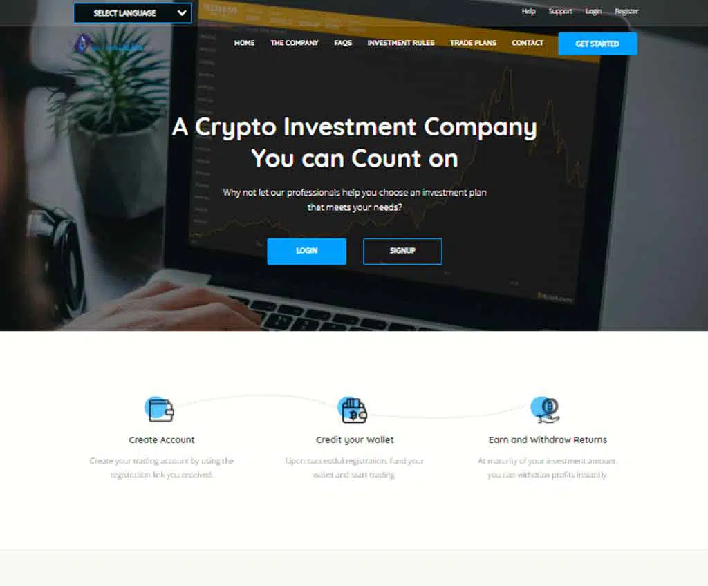Página web de BITRADERS