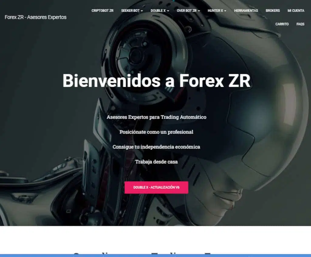 Página web de Forex ZR