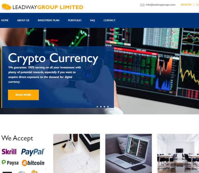 Página web de Leadway Group Limited