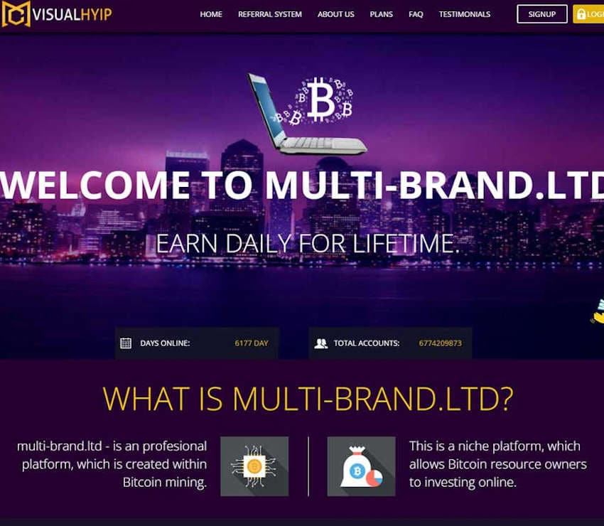 Página web de Multi-brand.ltd