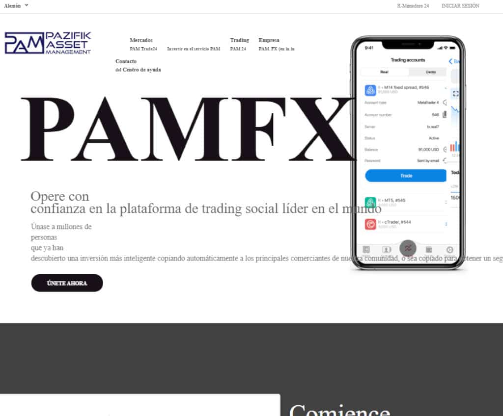 Página web de ePAMFX24