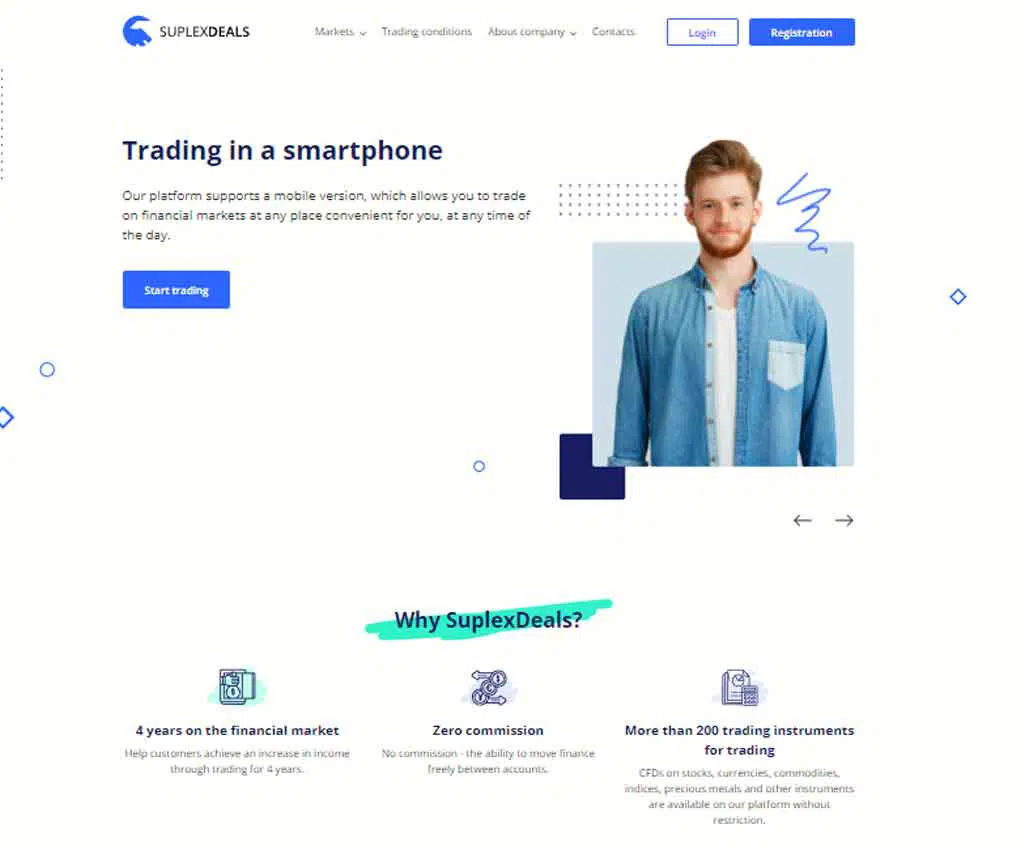Página web de SuplexDeals