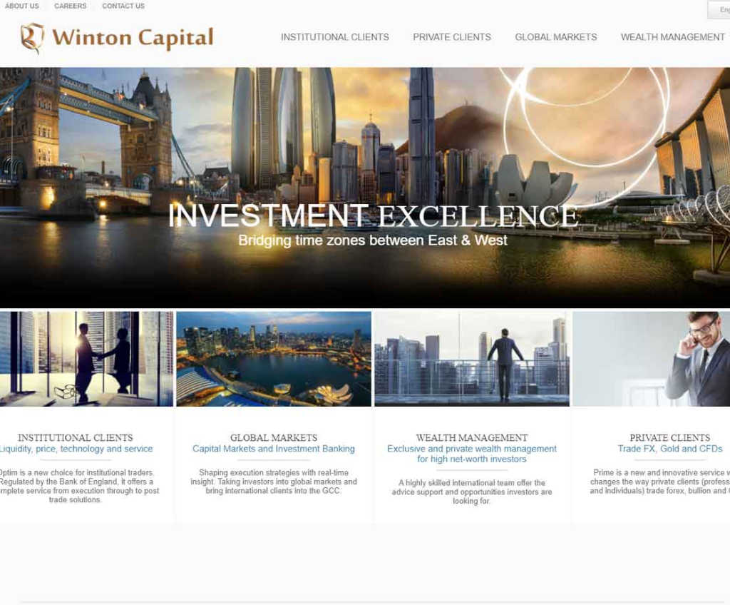 Página web de Winton Capital