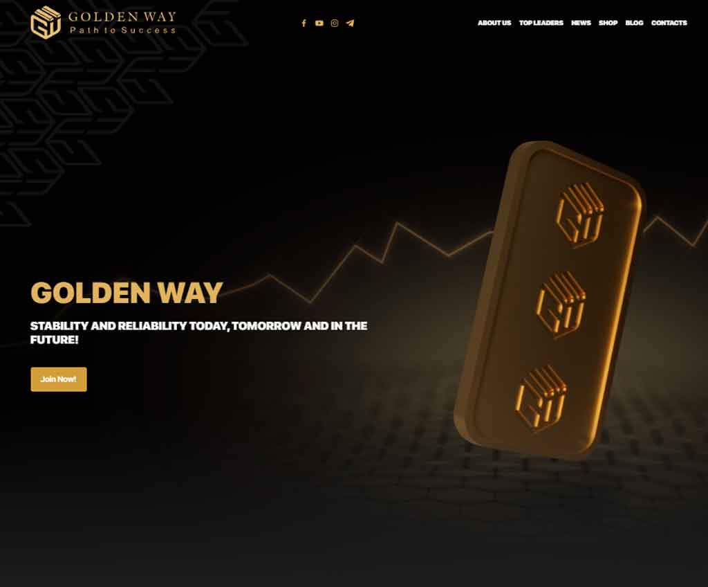 Página web de Golden Way