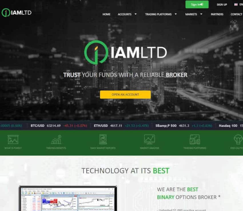 Página web de Iam-ltd
