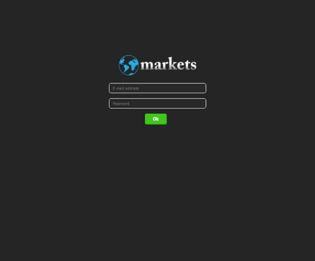 Página web de Markets X