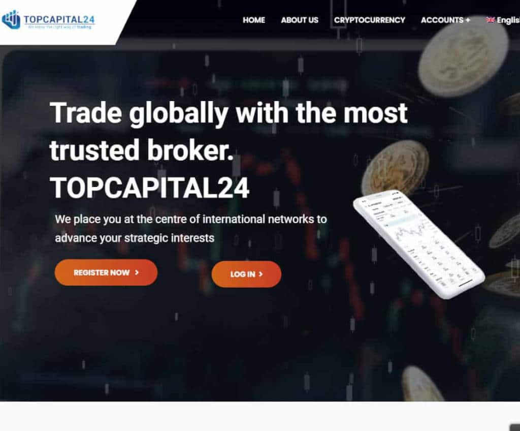 Página web de Top Capital24