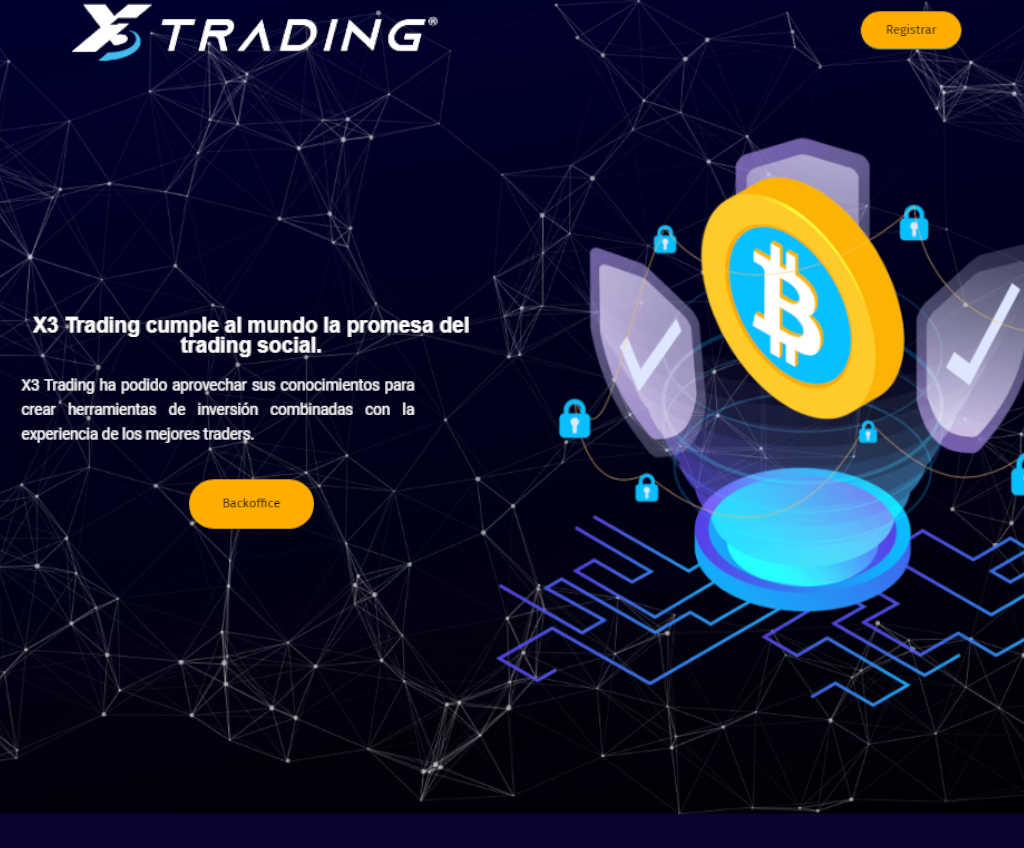Página web de X3 Trading
