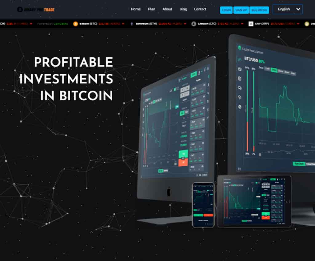 Página web de Binary Pro Trade