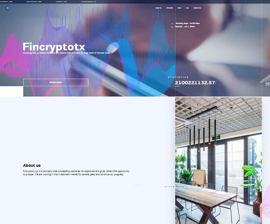 Página web de FINCRYPTOTX