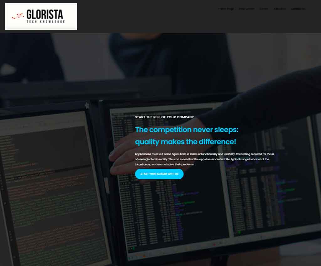 Página web de Glorista