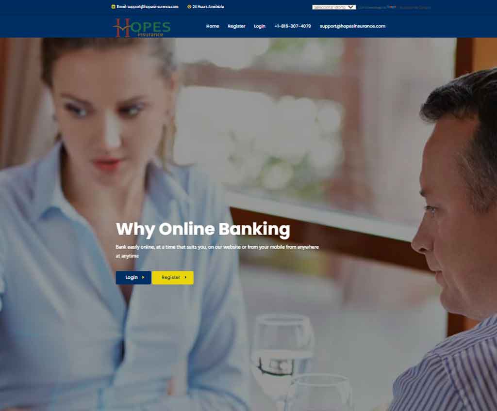 Página web de Hopes Insurance