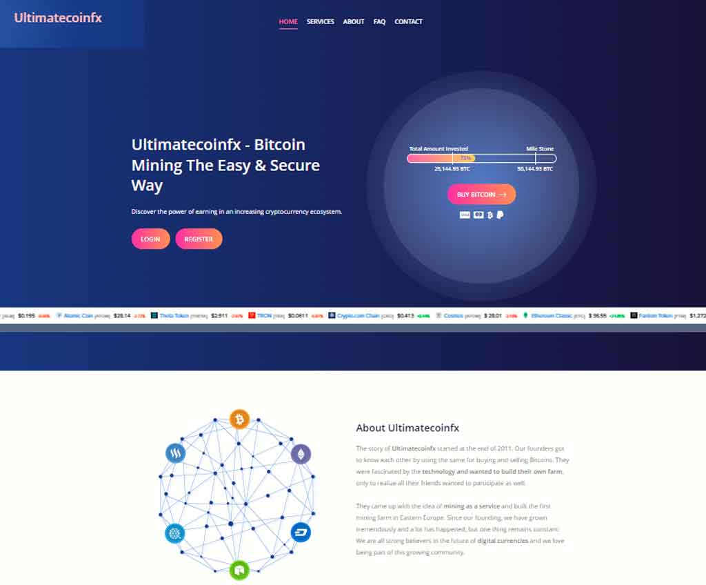 Página web de Ultimatecoinfx
