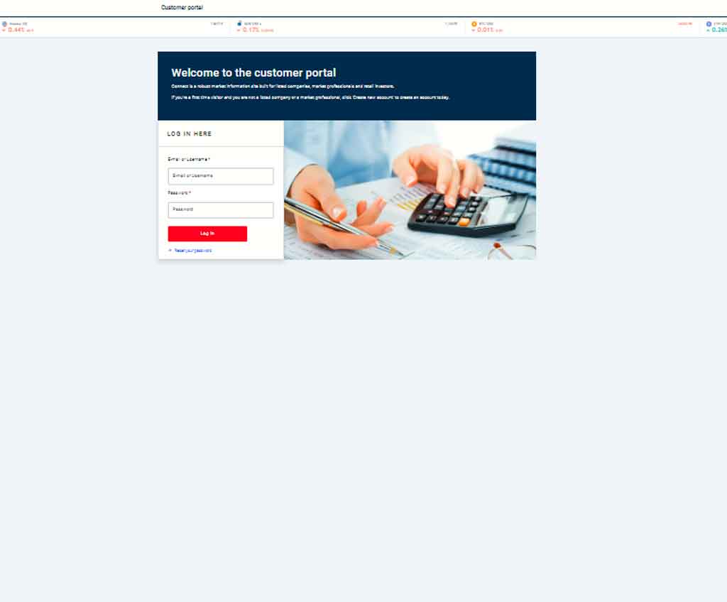 Página web de Open Bank Gestion