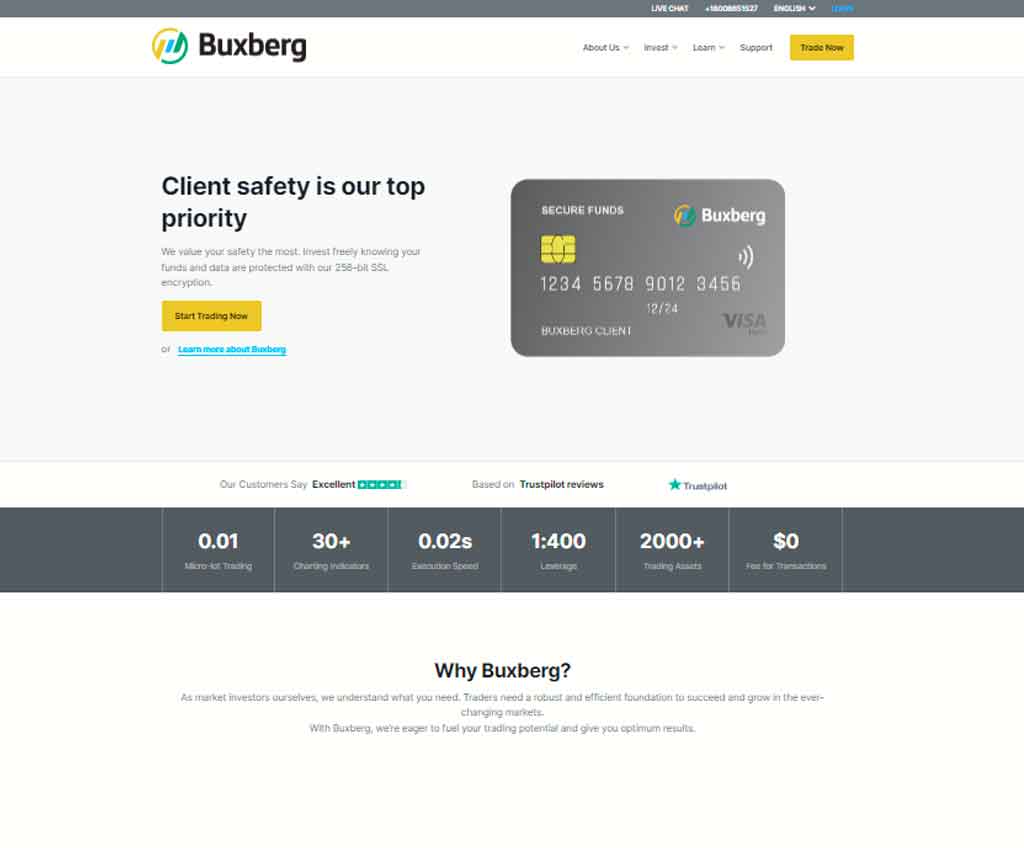 Página web de Buxberg