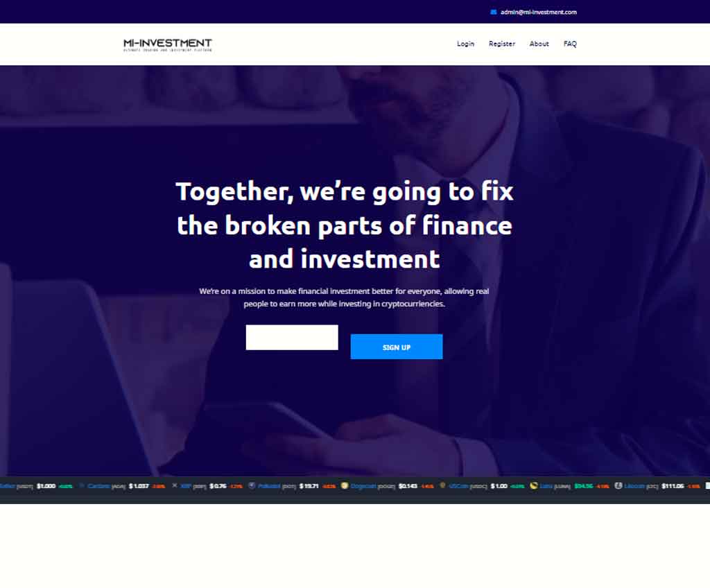 Página web de Mi-investment
