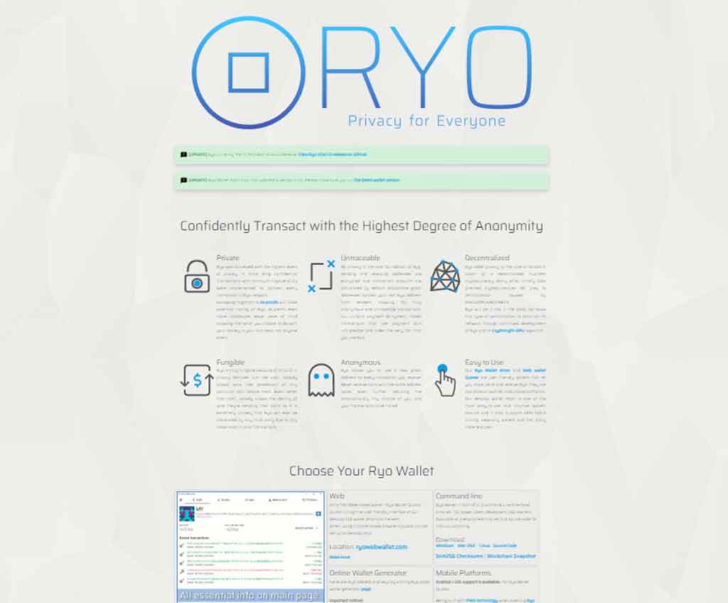 Página web de Ryo