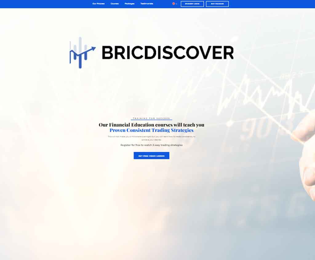 Página web de BRICDISCOVERY