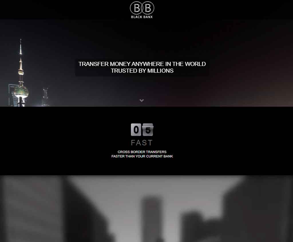Página web de Black Banx