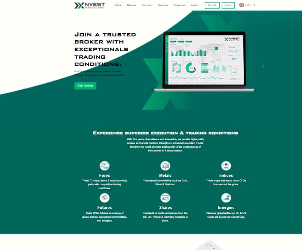 Página web de Xnvest